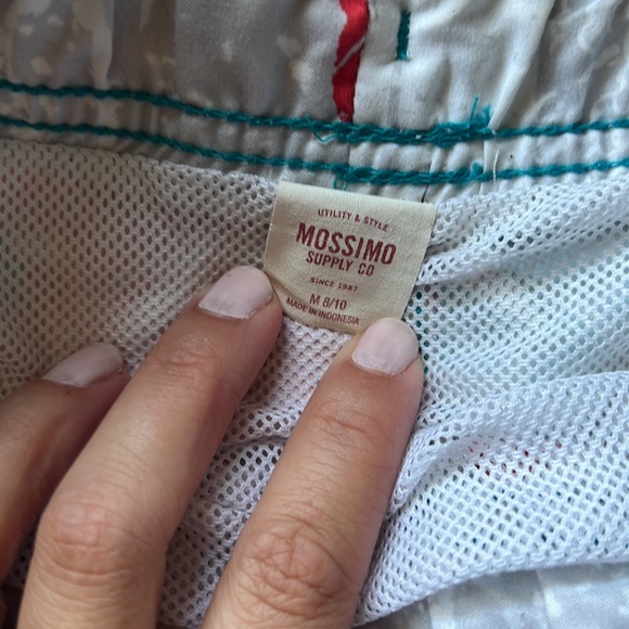 Mossimo Supply Co Boys Swim Trunks in Light Grey. - Picture 2 of 4